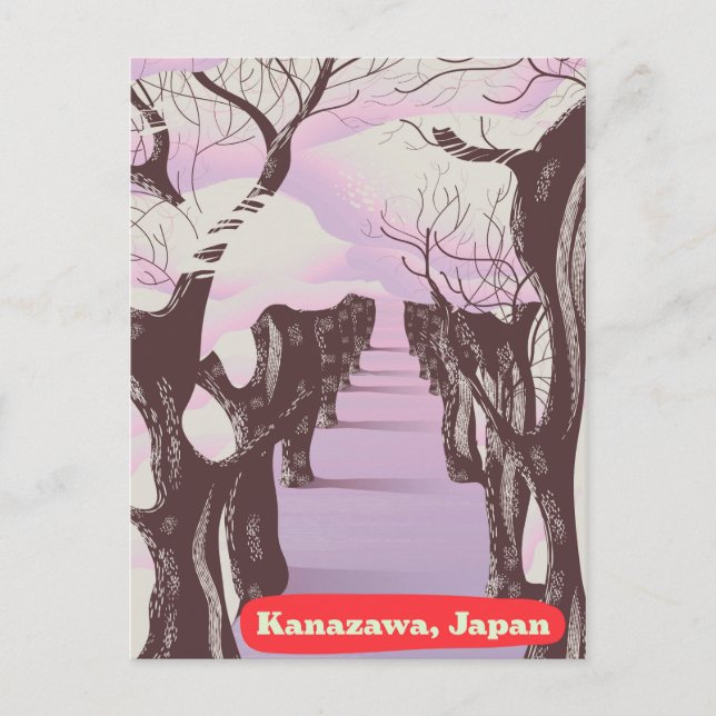 Carte Postale Kanazawa, Japan Blossom (Devant)