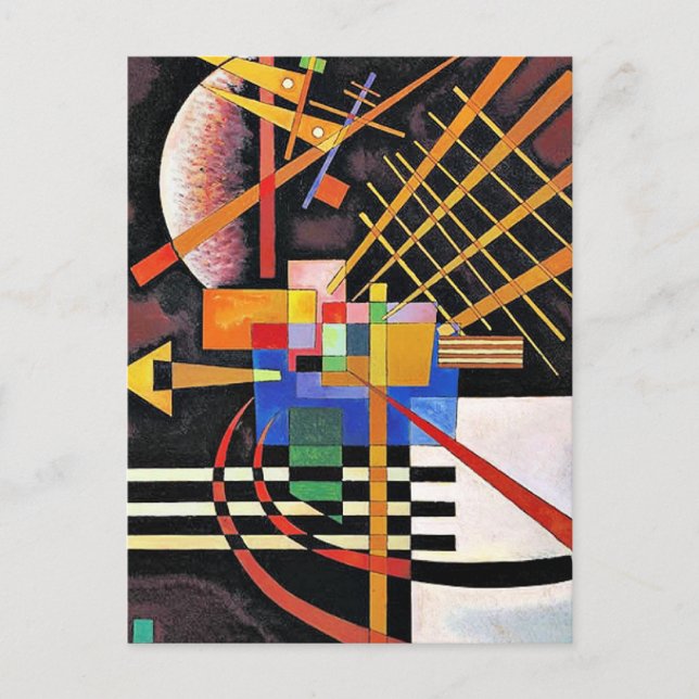 Carte Postale Kandinsky - Au-dessus et à gauche, (Devant)