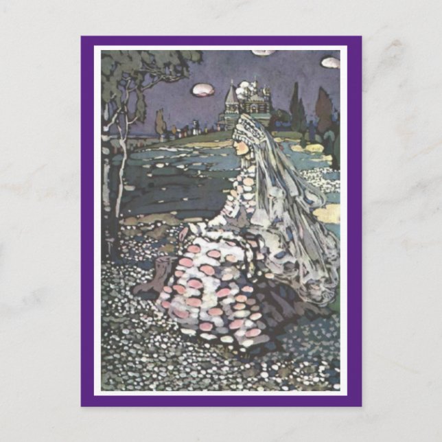 Carte Postale Kandinsky, Beauté russe, Beaux-Arts, (Devant)