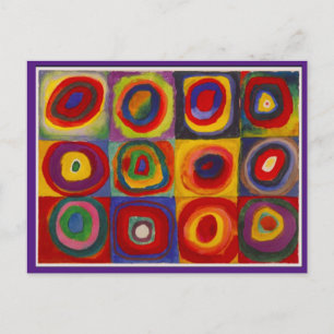Carte Postale Kandinsky, Cercles Concentrés, Beaux-Arts