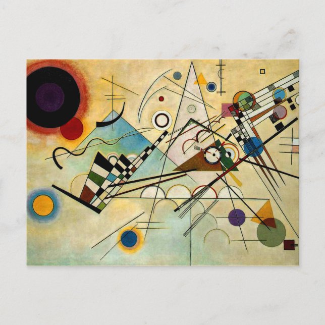 Carte Postale Kandinsky - Composition VIII (Devant)