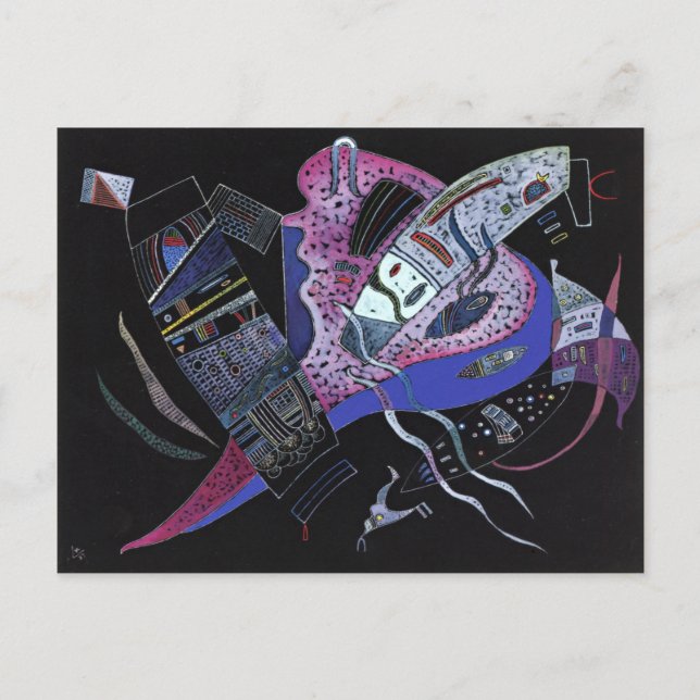 Carte Postale Kandinsky - Concentre (Devant)