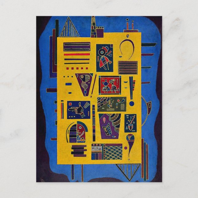 Carte Postale Kandinsky - Conglomérat (Devant)