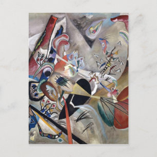 Carte Postale Kandinsky En Gris Oeuvre Abstraite