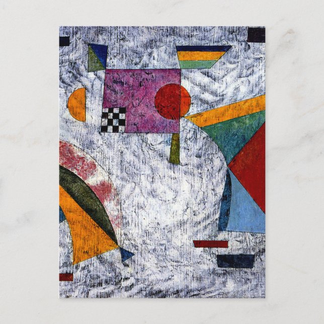 Carte Postale Kandinsky - Illuminations, oeuvres colorées,  (Devant)