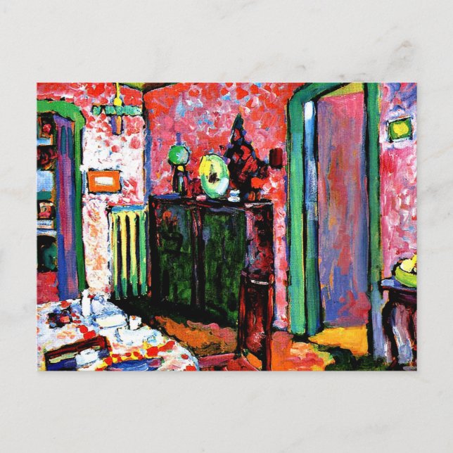 Carte Postale Kandinsky : Intérieur, Ma salle à manger,  (Devant)