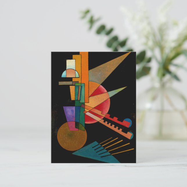 Carte Postale Kandinsky - Interprétation Abstraite (Debout devant)