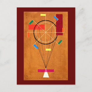 Carte Postale Kandinsky - Jolly, peinture abstraite,