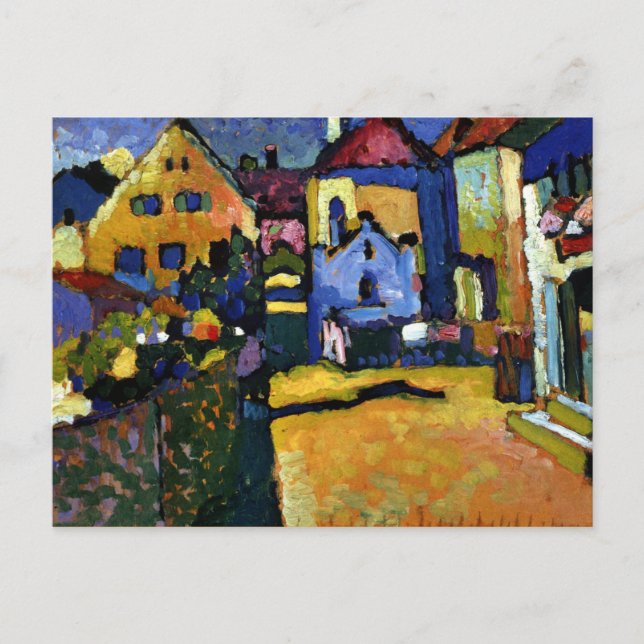 Carte Postale Kandinsky - Murnau - Grungasse (Devant)