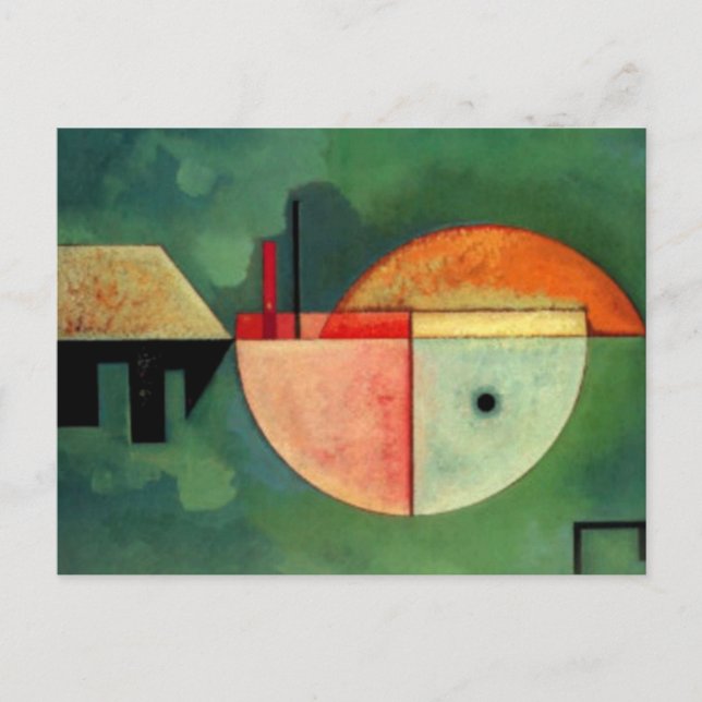 Carte Postale Kandinsky peinture Abstraite ascendante (Devant)