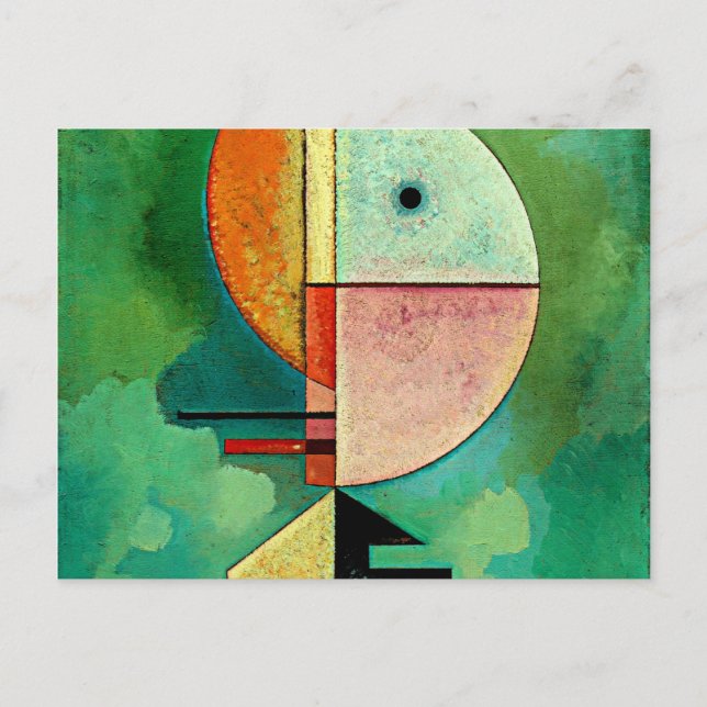 Carte Postale Kandinsky - Peinture abstraite populaire et ascend (Devant)