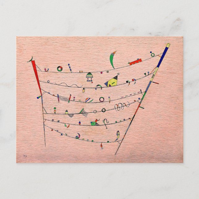 Carte Postale Kandinsky - Petits Accents (Devant)