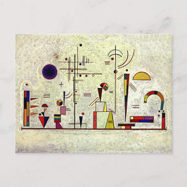 Carte Postale Kandinsky - Sérieux Amusants (Devant)