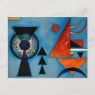 Carte Postale Kandinsky Soft Hard Abstrait