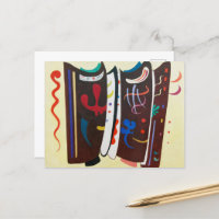 Kandinsky Supplémenté Brown Abstrait Peinture