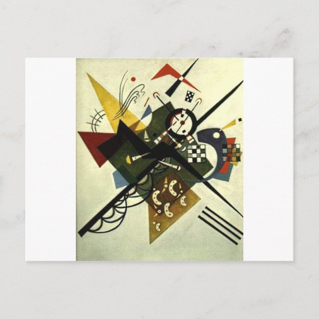 Carte Postale Kandinsky Sur White II (Devant)