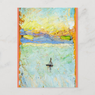 Carte Postale Kandinsky - Voilier en mer