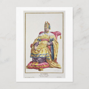 Carte Postale Kang Tsi (1662-1722) Empereur de Manchu de Chine