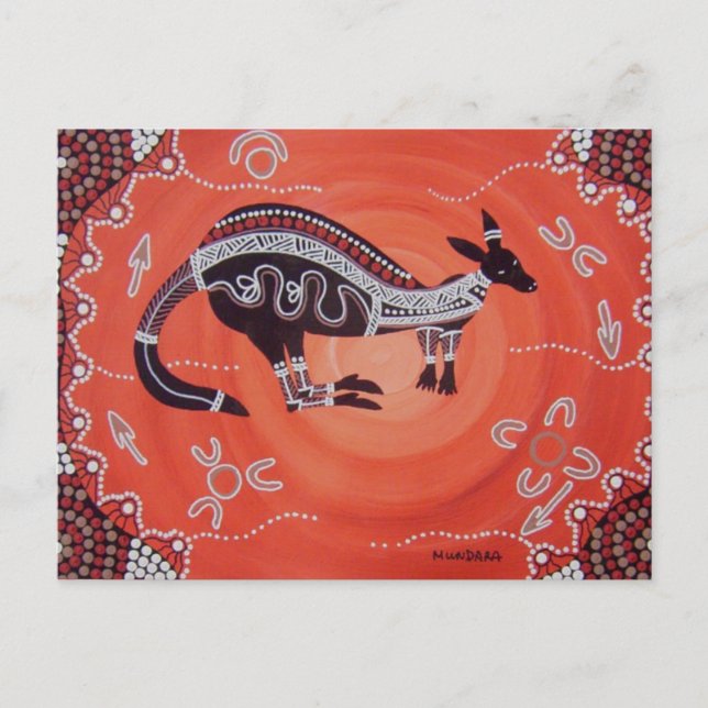 Carte Postale Kangaroo Dreaming (Devant)