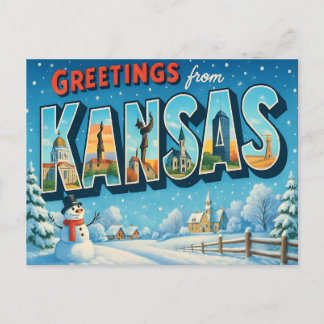 Carte postale KANSAS