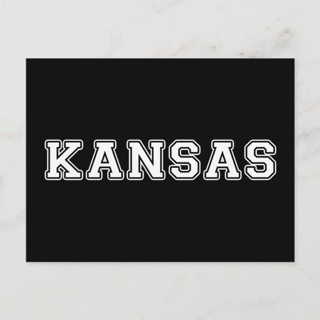 Carte Postale Kansas (Devant)