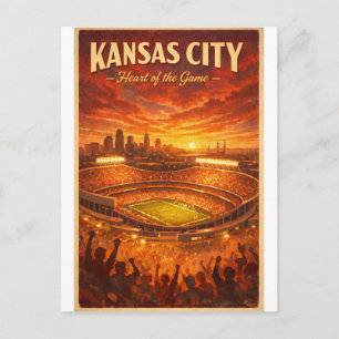 Carte Postale KANSAS CITY – Au cœur du jeu