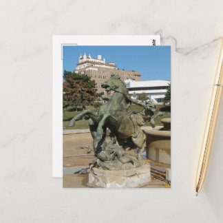 Carte Postale Kansas City Fountain Horse in Autumm