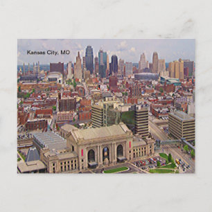 Carte Postale Kansas City, MO Zone de liberté commémorative Skyl