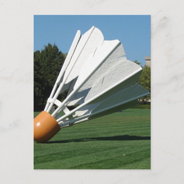 Carte Postale Kansas City Shuttlecock sur la pelouse (Devant)