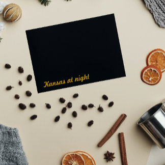 Carte Postale Kansas la nuit