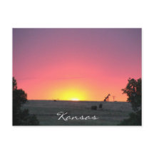 Carte postale Kansas Sunset