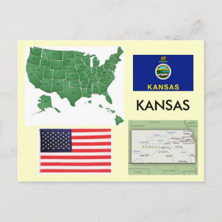 Carte Postale Kansas, USA