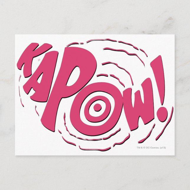 CARTE POSTALE KAPOW ! (Devant)