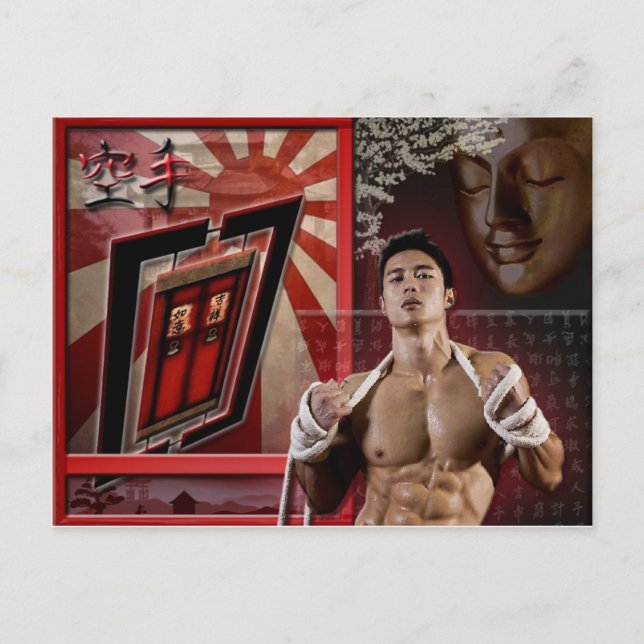 Carte postale Karate Postcard (Front)