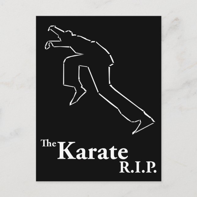 Carte Postale Karaté R.I.P. (Devant)