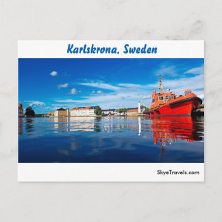 Carte Postale Karlskrona, Suède