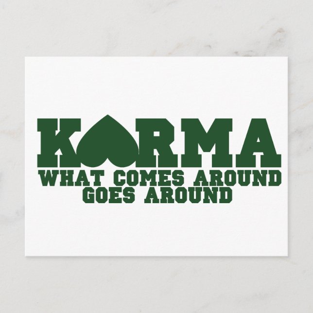 Carte Postale Karma (Devant)