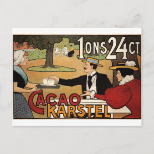 Carte Postale Karstel Cocoa 1897 Par Johann Georg van Caspel