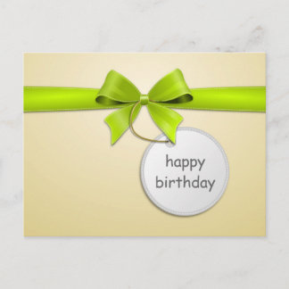 Carte Postale Karte Postkarte Schleife fête son anniversaire