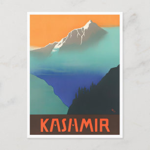 Carte Postale Kashmir Inde voyage vintage