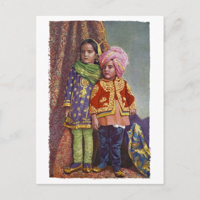 Carte postale Kashmir Kids (Devant)