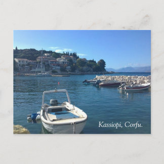 Carte Postale Kassiopi, Corfou.