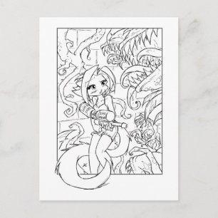 Carte Postale Kat Venus Flytraps