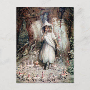 Carte Postale Kate Greenaway : L'anneau Elf