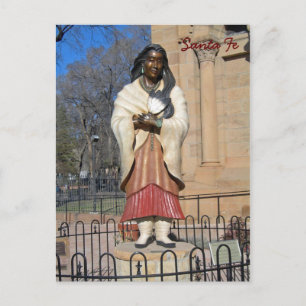 Carte Postale Kateri Tekakwitha Lily de la statue des Mohawks