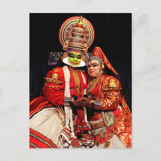 Carte Postale kathakali Artists (Devant)
