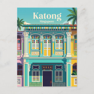 Carte Postale Katong Singapour
