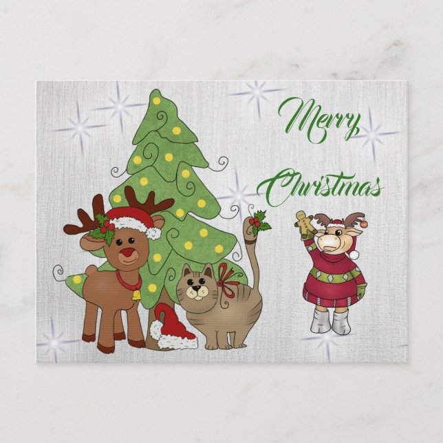 Carte Postale Katzenweihnachten (Devant)