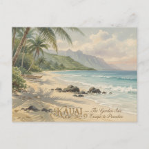 Kauai  Beach Romantic Painting