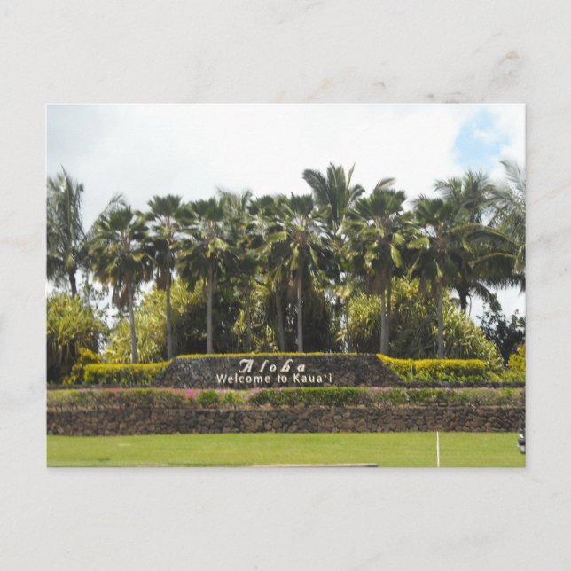 Carte Postale Kauai, Hawaii (Devant)